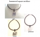 hammered square -  JEWELLERY PATRICIA QUERAN